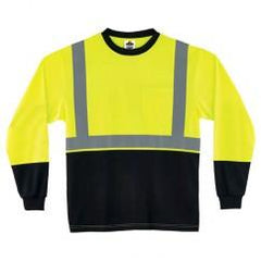 8291BK 4XL LIM/BLK LG SLV T-SHIRT - Industrial Tool & Supply