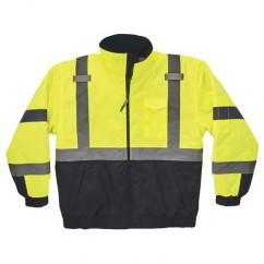 8377 3XL LIME QUILTED BOMBER JACKET - Industrial Tool & Supply