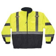 8377 3XL LIME QUILTED BOMBER JACKET - Industrial Tool & Supply