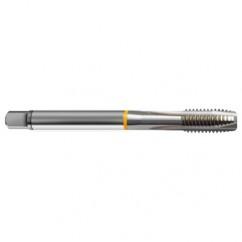 41836 2B 3-Flute Cobalt Yellow Ring Spiral Point Plug Tap-Bright - Industrial Tool & Supply