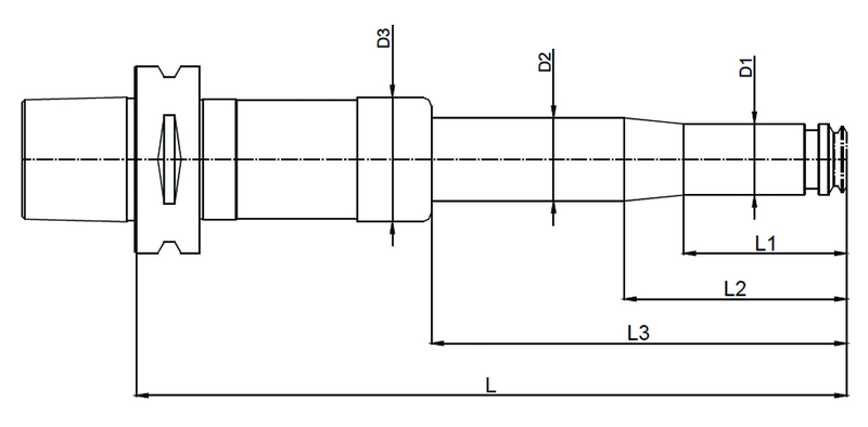 C3 x PG 6 x 45mm Capto Capto powRgrip Collet Holder - Industrial Tool & Supply
