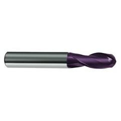 9/16" Dia. - 3-1/2" OAL - 30 Helix Firex CBD Ball Nose EM - 2 FL - Industrial Tool & Supply