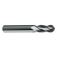 3/4" Dia. - 4 OAL - 30 Helix Bright CBD Ball Nose EM - 4 FL - Industrial Tool & Supply