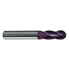 3/32" Dia. - 1-1/2" OAL - 30 Helix Firex CBD Ball Nose EM - 4 FL - Industrial Tool & Supply