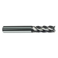 16mm Dia. - 92mm OAL - 4 FL Variable Helix Bright Carbide End Mill - Industrial Tool & Supply