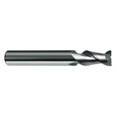 5mm Dia. - 57mm OAL - 45° Helix Bright Carbide End Mill - 2 FL - Industrial Tool & Supply