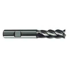 20mm Dia. - 104mm OAL - 4 FL Variable Helix Bright Carbide End Mill - Industrial Tool & Supply