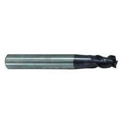 7mm Dia. - 58mm OAL - 45° Helix Firex Carbide End Mill - 3 FL - Industrial Tool & Supply