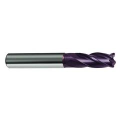 3/8" Dia. - 2-1/2" OAL - 4 FL 30 Helix Firex Carbide End Mill - Industrial Tool & Supply