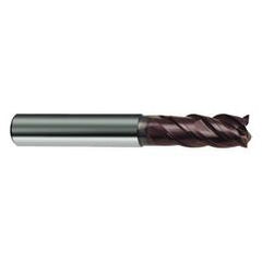 6mm Dia. - 57mm OAL - 4 FL Variable Helix TiAlN Carbide End Mill - Industrial Tool & Supply