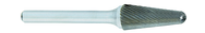 SL-5 -- 5/8 x 1-5/16 LOC x 1/4 Shank x 2 OAL 14 Degree Included Angle Carbide Medium Right Hand Spiral Burr - Industrial Tool & Supply