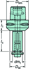 C83911050030 CAPTO ADAPTER - Industrial Tool & Supply