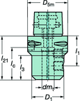 C83912020070 CAPTO ADAPTER - Industrial Tool & Supply