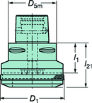 C639127702045A CAPTO ADAPTER - Industrial Tool & Supply