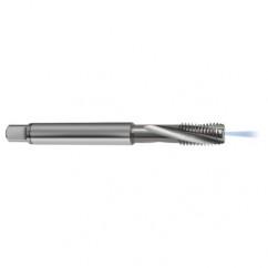 M5x0.50 6H 3-Flute Carbide Semi-Bottoming 15 degree Spiral Flute Tap-Bright - Industrial Tool & Supply