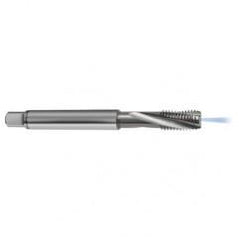 M4x0.50 6H 3-Flute Carbide Semi-Bottoming 15 degree Spiral Flute Tap-Bright - Industrial Tool & Supply