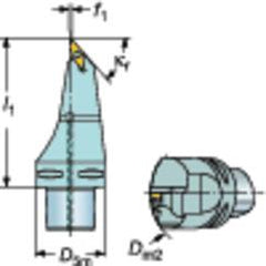 C5-SVMBL-00115-16 Capto® and SL Turning Holder - Industrial Tool & Supply