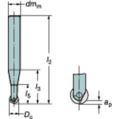 R216F-16A20S-100 CoroMill Ball Nose Finishing - Industrial Tool & Supply