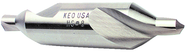 #8 82° High Speed Steel Center Drill-Plain - Industrial Tool & Supply