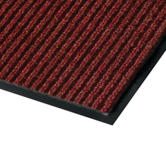 3'x4' Red Rib Carpet Entry Mat - Industrial Tool & Supply