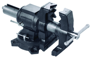 5" Multi Purpose Vise - Cast Iron - Rotating Pipe & Bench Vise - Built in Anvil - Industrial Tool & Supply