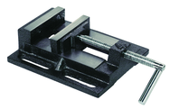 4"  Drill Press Vise - Cast Iron - Powder Coated Finish - Machined  Spindle - Industrial Tool & Supply