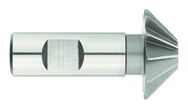 1 x 7/16 x 1/2 Shank - HSS - 60 Degree - Single Angle Chamfer Cutter - 10 Flute TiN Coated - Industrial Tool & Supply