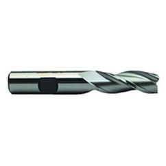 1 Dia. x 4-1/8 Overall Length 3-Flute Square End High Speed Steel SE End Mill-Round Shank-Center Cut-Uncoated - Industrial Tool & Supply