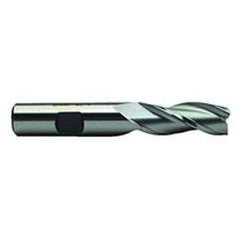 1 Dia. x 4-1/8 Overall Length 3-Flute Square End High Speed Steel SE End Mill-Round Shank-Center Cut-Uncoated - Industrial Tool & Supply