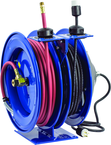 #C-L350-5012-A For 3/8" x 50' Hose Dual Purpose Electric/Air Spring Rewind Reels - Industrial Tool & Supply