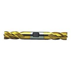 3/4" Dia. - 5-5/8" OAL - TiN HSS - Center Cut DE EM-4 FL - Industrial Tool & Supply