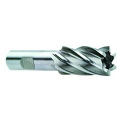 5/8 Dia. x 3-3/8 Overall Length 4-Flute Square End High Speed Steel SE End Mill-Round Shank-Center Cut-Uncoated - Industrial Tool & Supply
