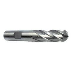 1-1/4" Dia. - 5-1/2" OAL - HSS - Ball End SE EM - 4 FL - Industrial Tool & Supply
