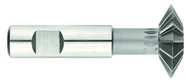 1-3/8 x 1/2 x 5/8 Shank - HSS - 90 Degree - Double Angle Shank Type Cutter - 14T - TiN Coated - Industrial Tool & Supply