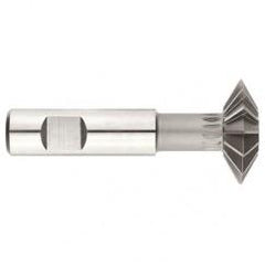 2-7/16 x 1/4 x 3/8 Shank - HSS - 90 Degree - Double Angle Shank Type Cutter - 10T - Uncoated - Industrial Tool & Supply