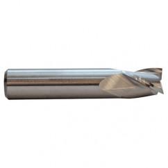 5/32 TuffCut Stub Length Center Cutting 3 Fl End Mill TiCN Coated - Industrial Tool & Supply