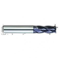5/8" Dia. - 1-3/4" LOC - 4" OAL - 4 FL Carbide S/E HP End Mill-AlTiN - Industrial Tool & Supply