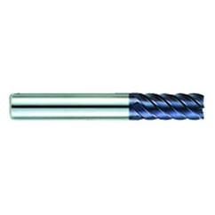 1/2" Dia. - 1-1/2" LOC - 3-3/4" OAL - 6 FL Carbide S/E HP End Mill-AlTiN - Industrial Tool & Supply