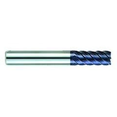 1/4" Dia. - 3/4" LOC - 2-1/2" OAL - 6 FL Carbide S/E HP End Mill-AlTiN - Industrial Tool & Supply