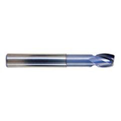 3/4" Dia. - 7/8 LOC - 37/8" OAL - .063 Radius 2 FL Carbide S/E HP End Mill-TiCN - Industrial Tool & Supply