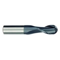 3/8" Dia. - 4" OAL - AlTiN CBD - Ball End SE EM - 2 FL - Industrial Tool & Supply