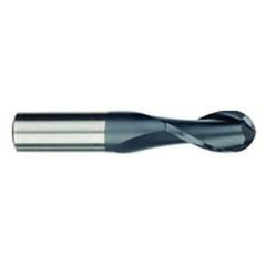 3/8" Dia. - 4" OAL - AlTiN CBD - Ball End SE EM - 2 FL - Industrial Tool & Supply