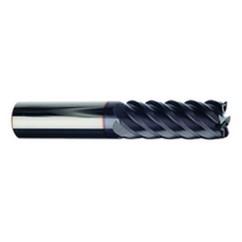 3/4" Dia. - 1" LOC - 4" OAL - 6 FL Carbide S/E HP End Mill-TiAlN-x - Industrial Tool & Supply