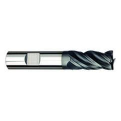 3/4" Dia. - 1-1/2" LOC - 4" OAL - 4 FL Carbide S/E HP End Mill-AlTiNx - Industrial Tool & Supply