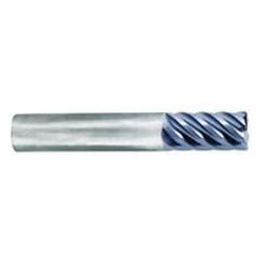 3/4" Dia. - 1-1/2" LOC - 4" OAL - .035 Radius 6 FL Carbide S/E HP End Mill-nACo - Industrial Tool & Supply