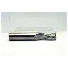 13mm Dia. x 70mm Overall Length 2-Flute Square End Solid Carbide SE End Mill-Round Shank-Center Cut-TiN - Industrial Tool & Supply