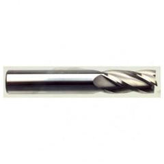 18mm Dia. x 100mm Overall Length 4-Flute Square End Solid Carbide SE End Mill-Round Shank-Center Cut-Uncoated - Industrial Tool & Supply