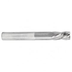 1/4 Dia. x 6 Overall Length 4-Flute Square End Solid Carbide SE End Mill-Round Shank-Center Cut-Uncoated - Industrial Tool & Supply