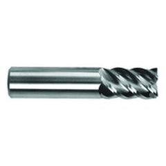 3/8" Dia. - 4" OAL - AlTiN - CBD - 45° Helix HP End Mill - 5 FL - Industrial Tool & Supply