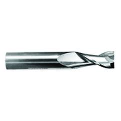 1/2" Dia. - 2" LOC - 4" OAL - .020 Radius 2 FL Carbide S/E HP End Mill-Uncoated - Industrial Tool & Supply